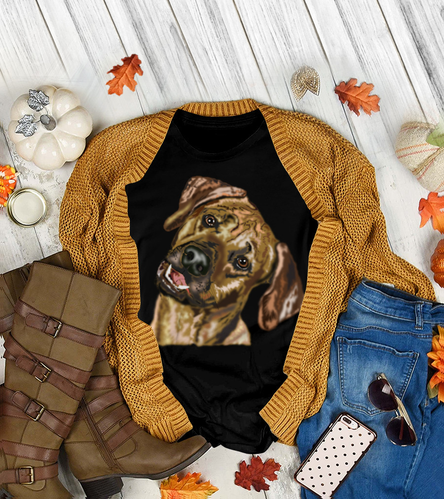 Astonished Dog What ? Playful Head Tilt Pose Dog Expression T-Shirt