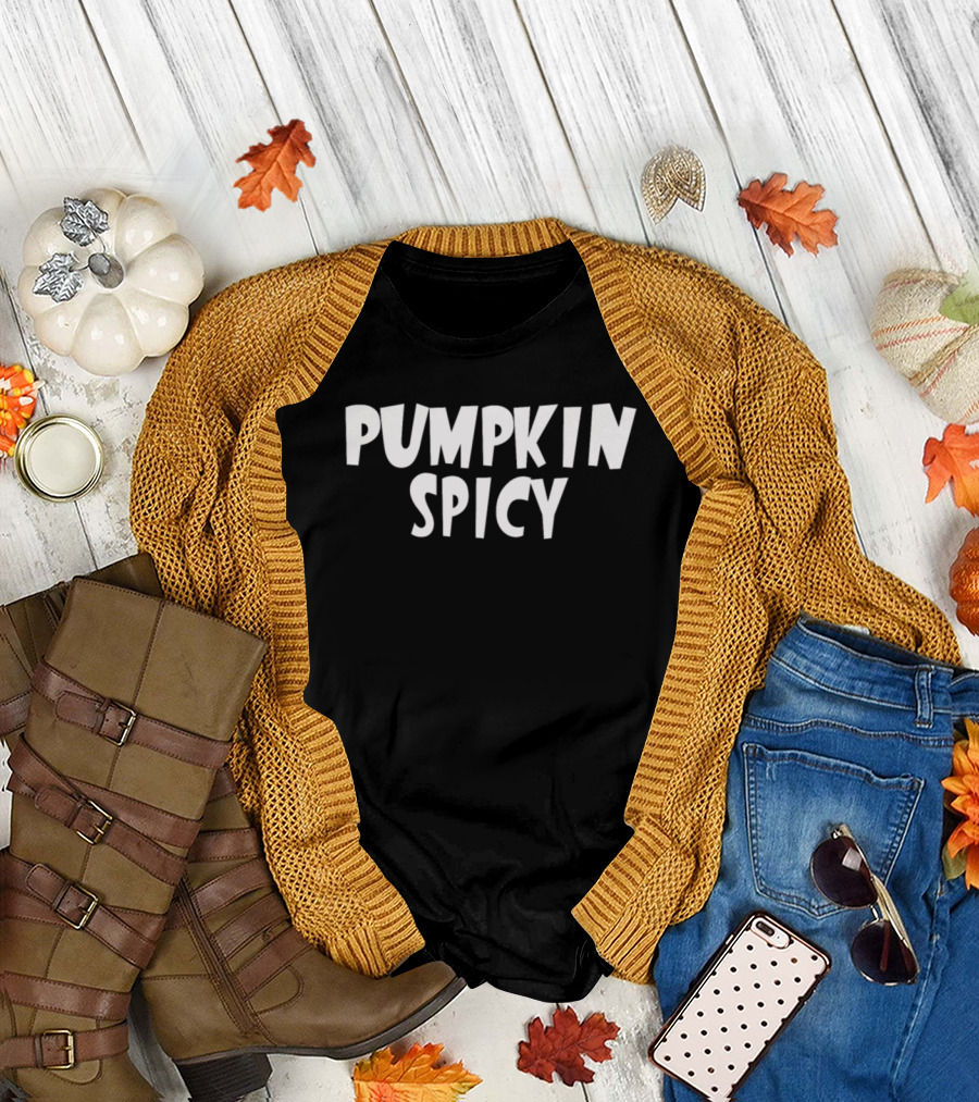 Pumpkin Spicy Cute Halloween T-Shirt