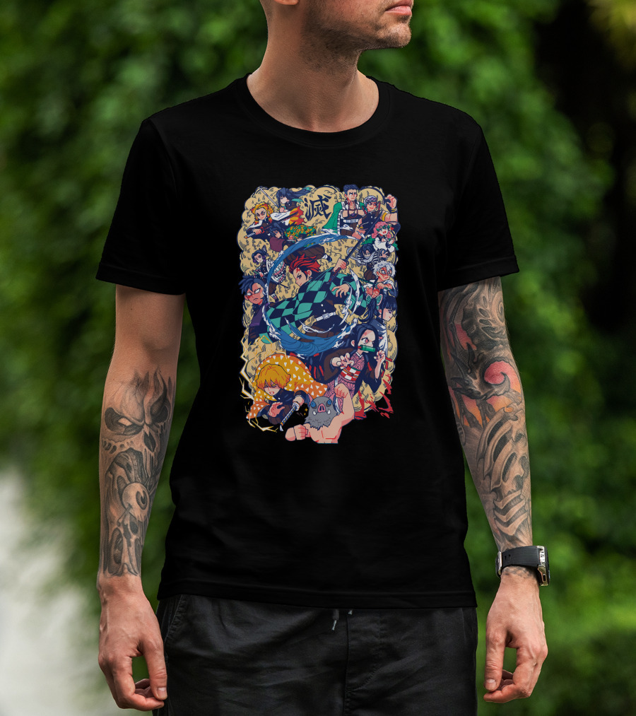 Cute Slayers Demon Hashira Power Battle T-Shirt