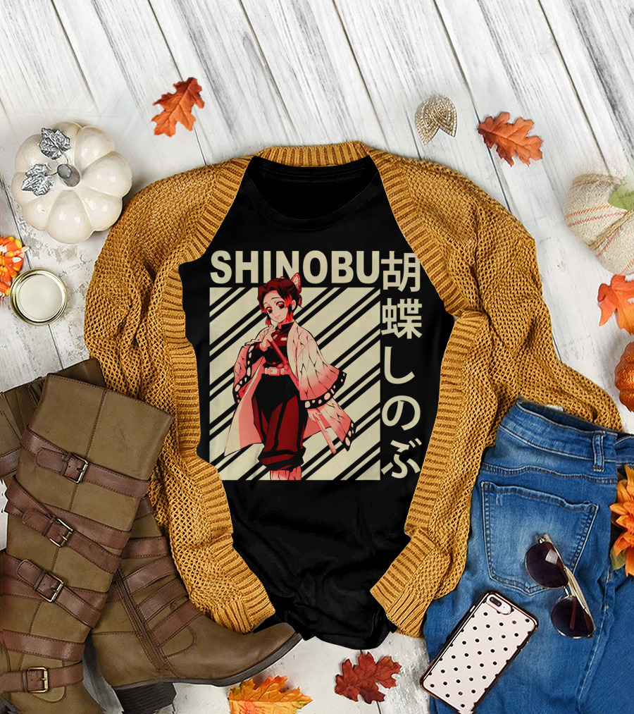 SHINOBU Kimetsu no Yaiba Demon Slayer Character T-Shirt