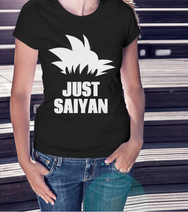 Just Saiyan Dragon Ball Z Super Saiyan Hair T-Shirt