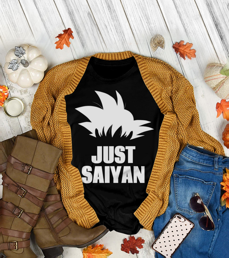 Just Saiyan Dragon Ball Z Super Saiyan Hair T-Shirt