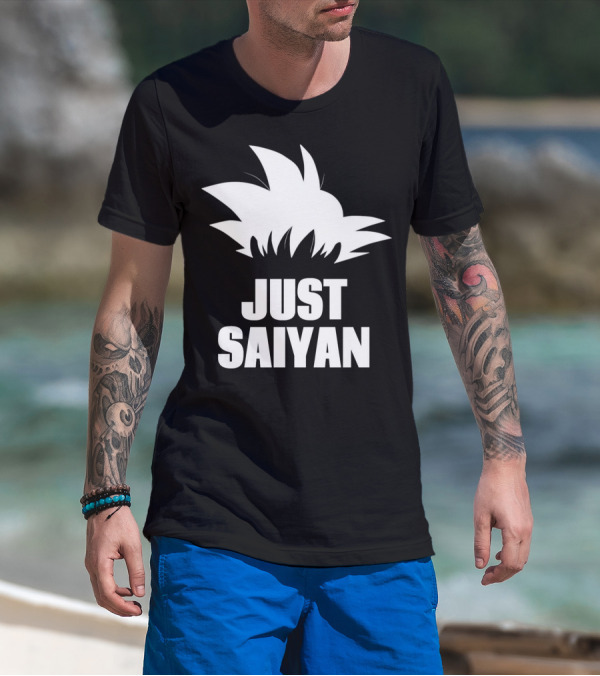 Just Saiyan Dragon Ball Z Super Saiyan Hair T-Shirt