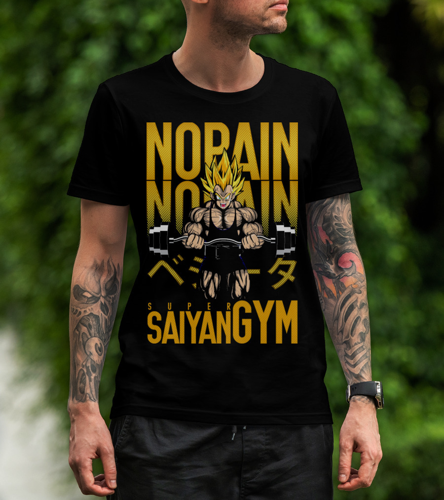 NO PAIN NO PAIN SUPER SAIYAN GYM T-Shirt