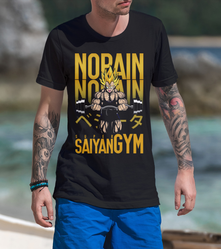 NO PAIN NO PAIN SUPER SAIYAN GYM T-Shirt