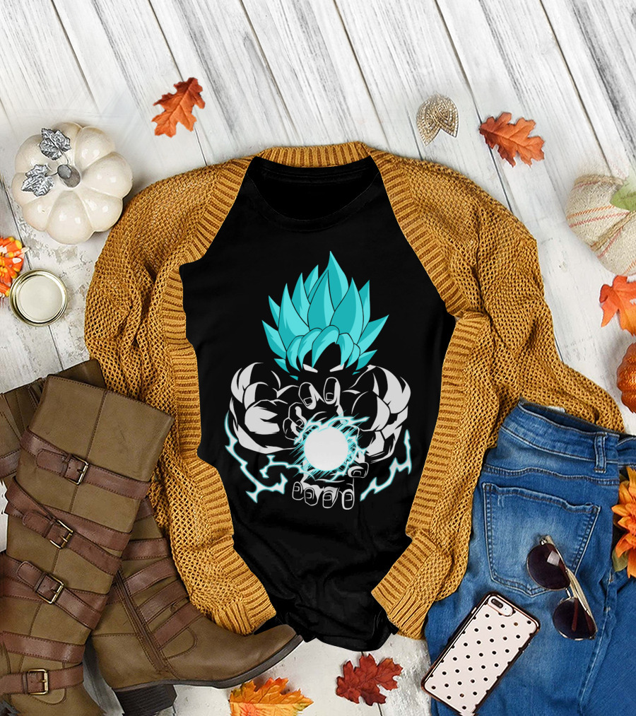 Super Saiyan Blue Energy Charge T-Shirt