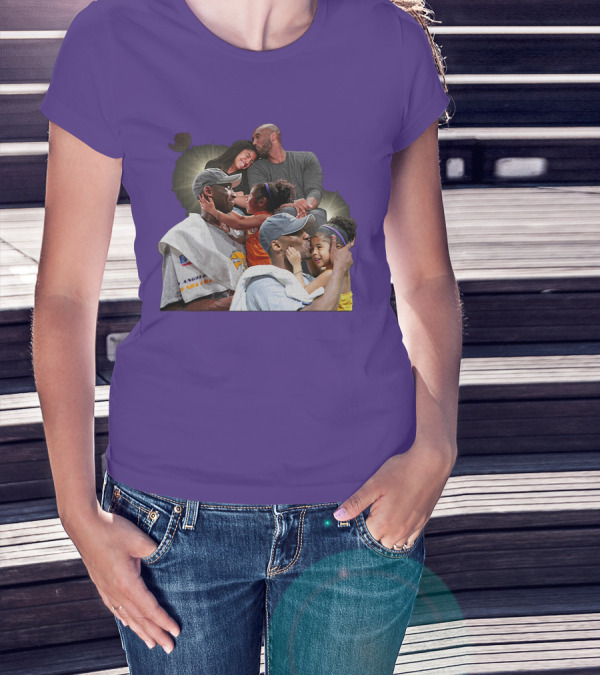 Kobe And Gigi Celebration Los Angeles Lakers Moments T-Shirt