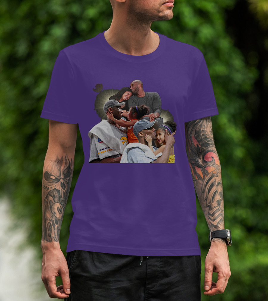 Kobe And Gigi Celebration Los Angeles Lakers Moments T-Shirt