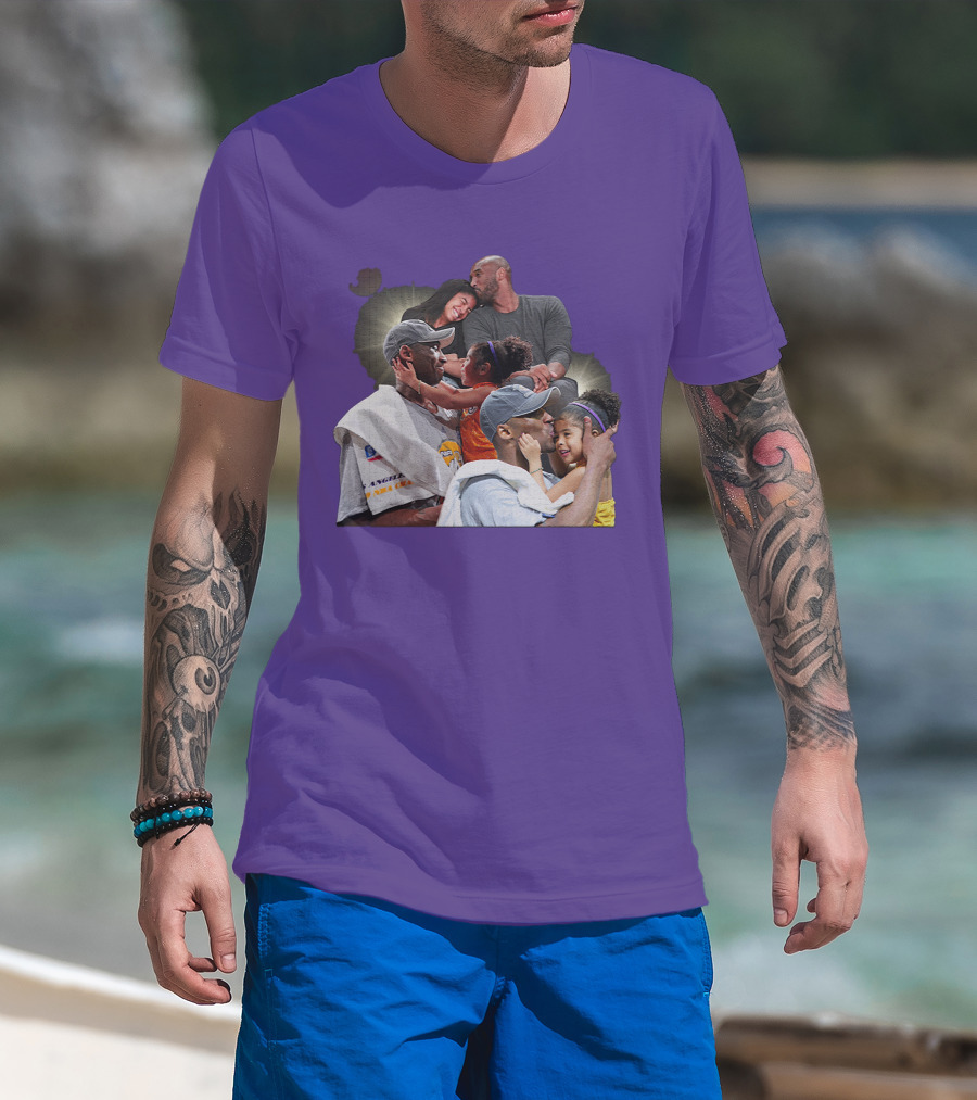 Kobe And Gigi Celebration Los Angeles Lakers Moments T-Shirt