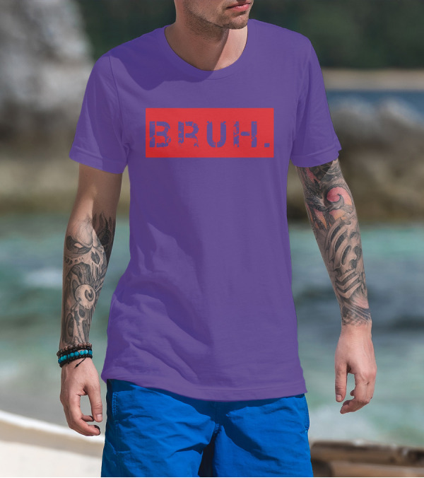 Bruh Meme Funny Saying Brother Teens Greeting T-Shirt