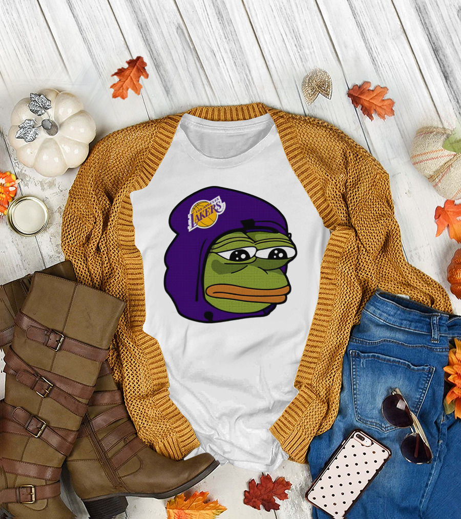 Pepe The Frog Los Angeles Lakers T-Shirt