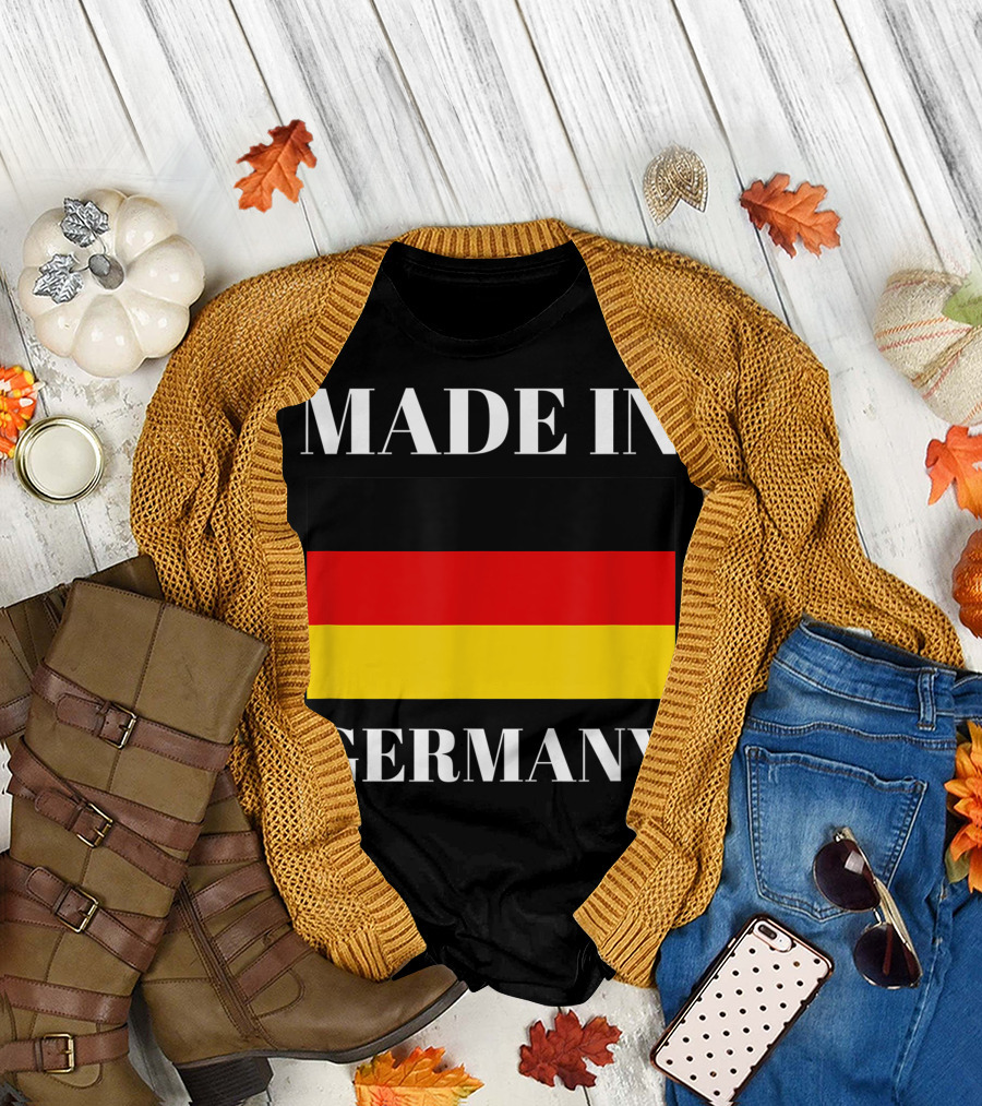 Made in Germany Flag Design Born in Germany Gift German Gift T-Shirt