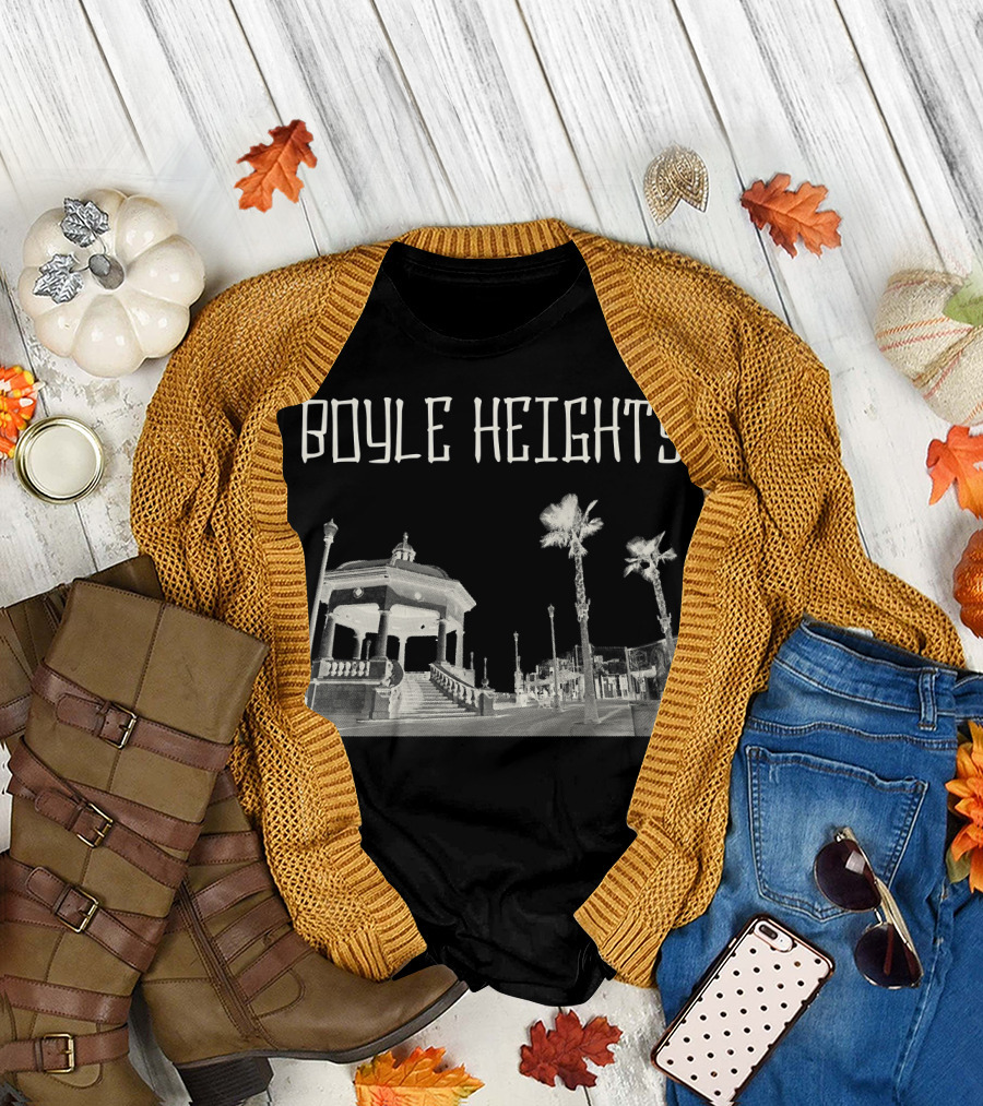 Boyle Heights East Los Angeles Landmark Palm Trees T-Shirt