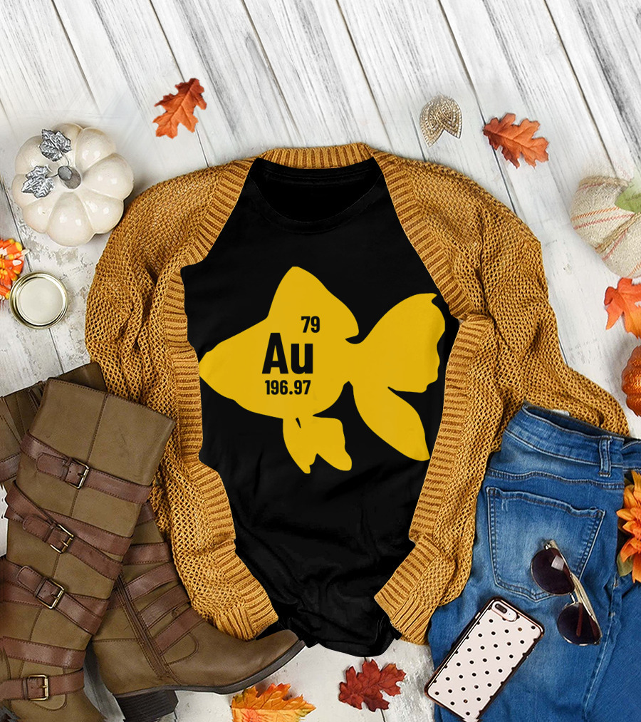 Chemistry Gold Fish Joke Au 79 196.97 Funny Chemist T-Shirt