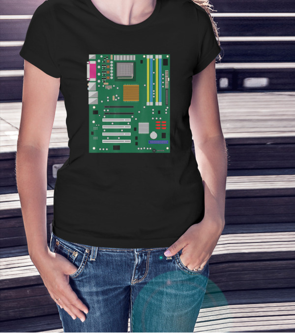 Computer Engineering Motherboard Circuit T-Shirt