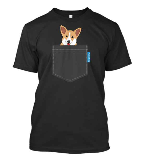 Pocket Pets Corgi Perfect Pet Companion Dogs Cats T-Shirt