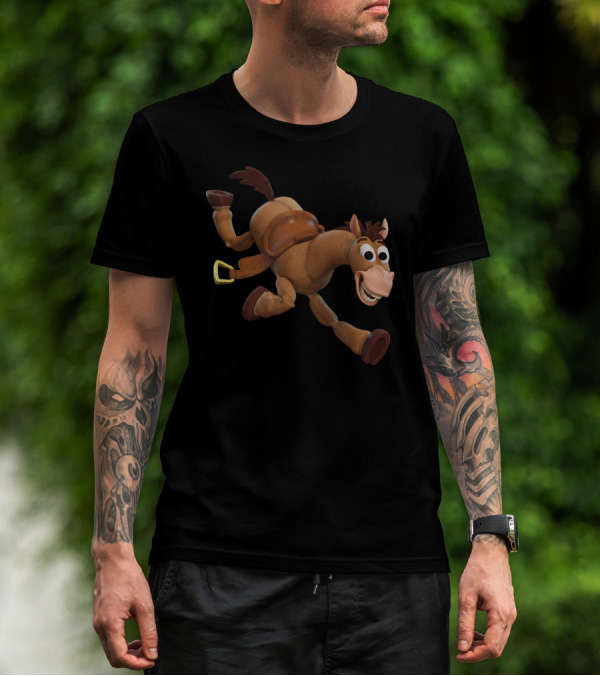Disney Pixar Toy Story 4 Bullseye Woody's Faithful Horse T-Shirt