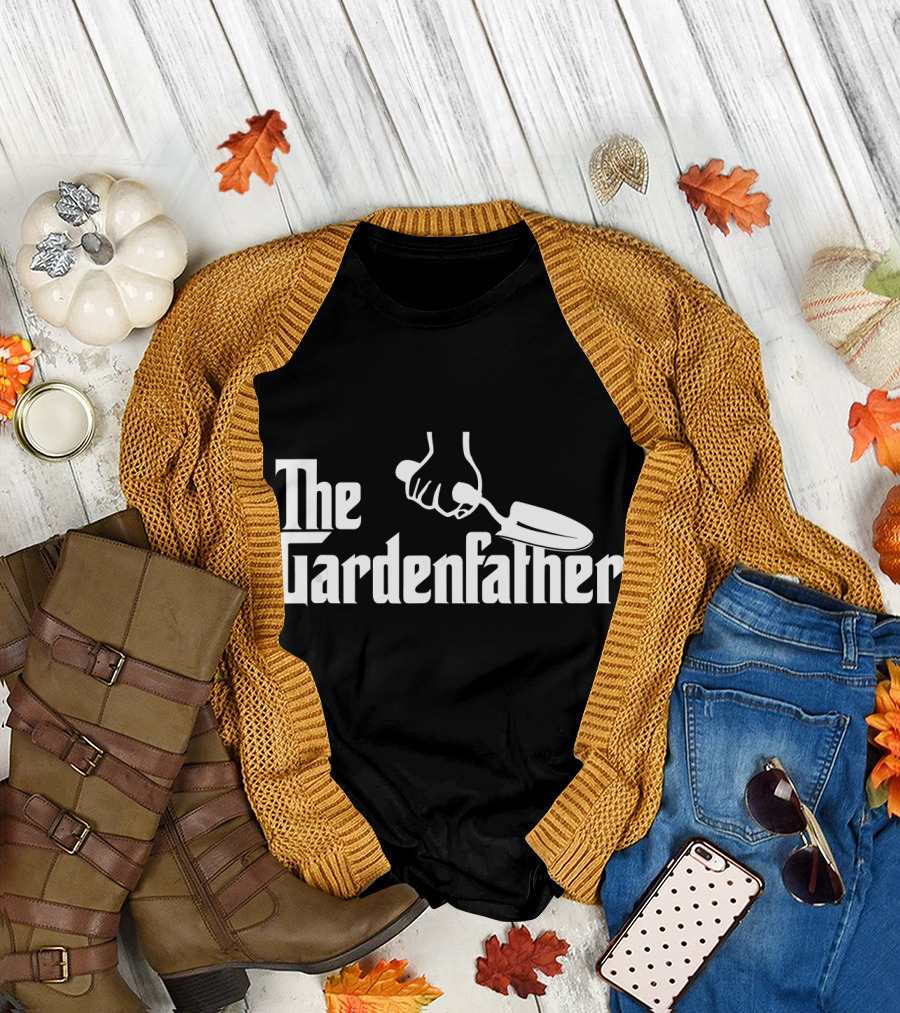 Funny Gardening Lover The Gardenfather Trowel Iconic T-Shirt