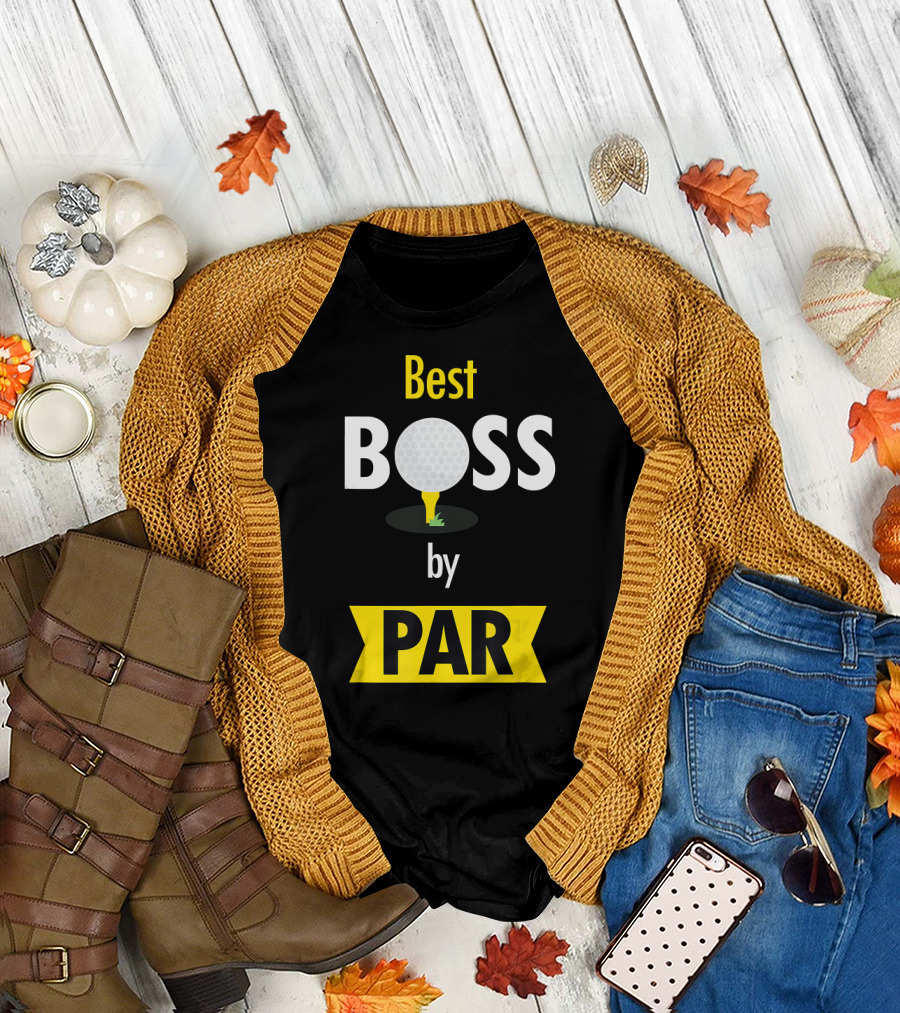 Best Boss by Par Golf Gag for Nat T-Shirt