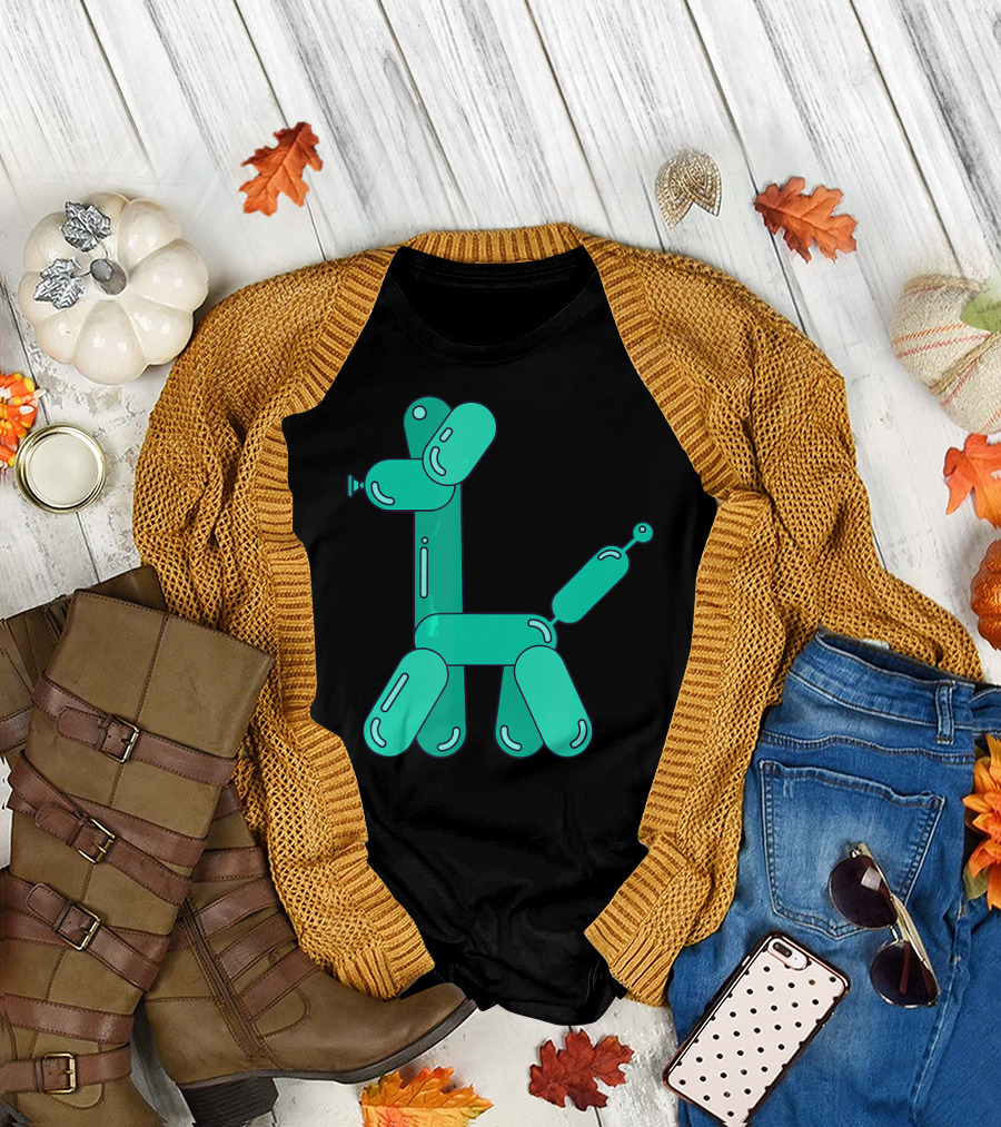 FUNNY PARTY BALLOON ANIMAL DOG POODLE PET TOY T-Shirt