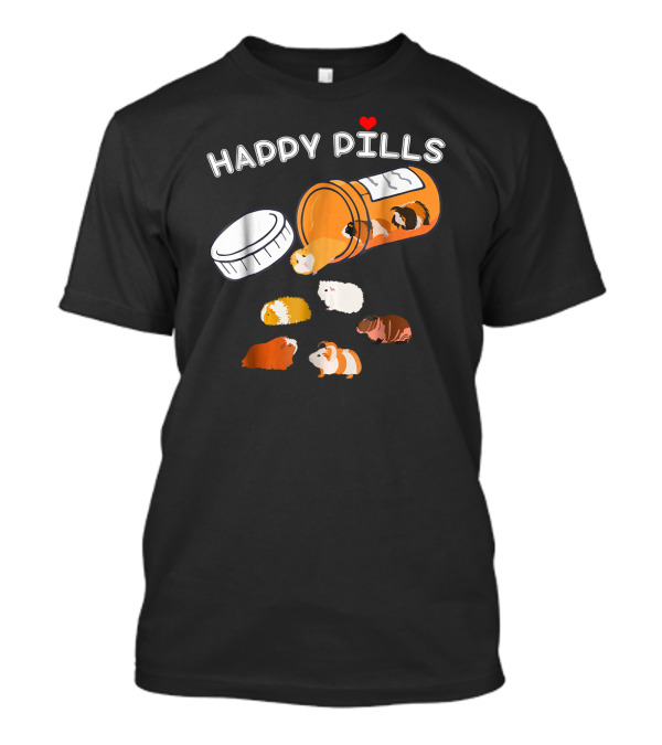 HAPPY PILLS Guinea Pig Capsule Delight T-Shirt