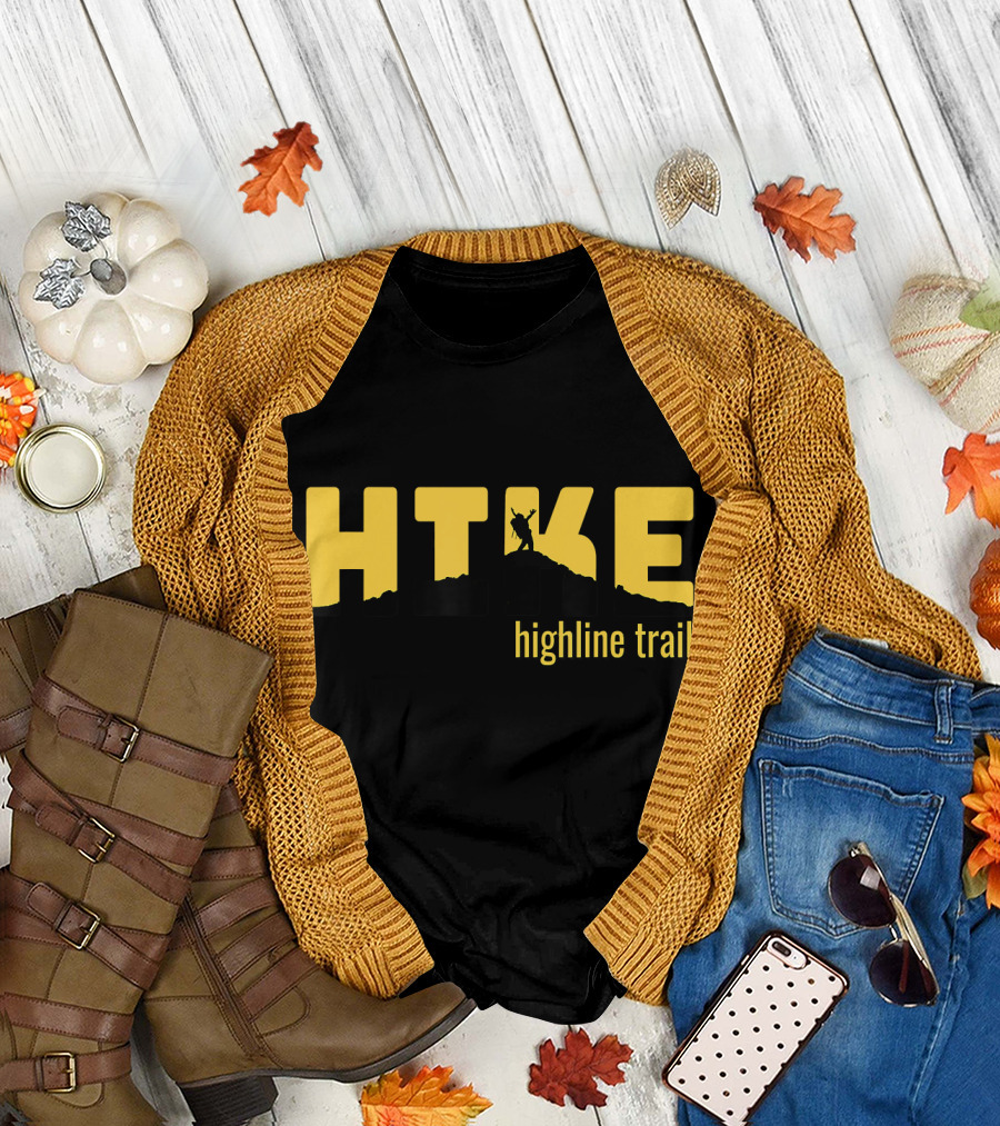 HIKE HIGHLINE TRAIL Silhouette Adventure T-Shirt
