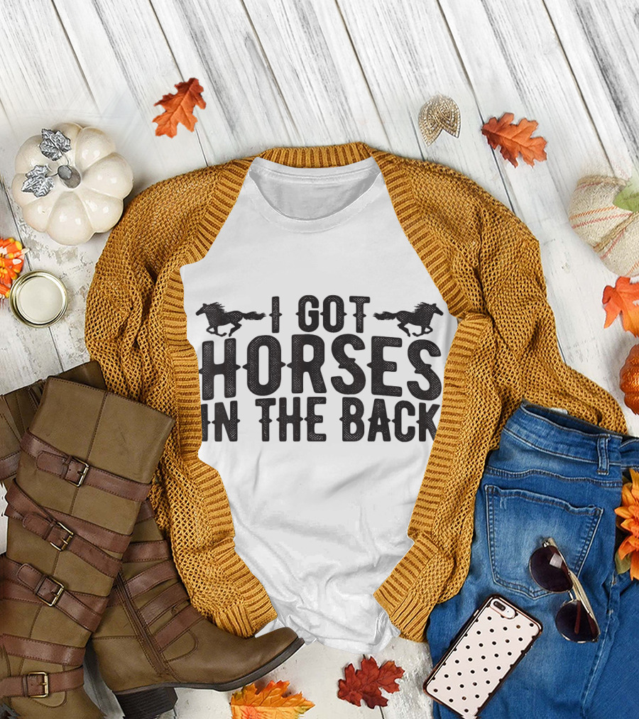 I Got Horses In The Back Country Rap Music T-Shirt
