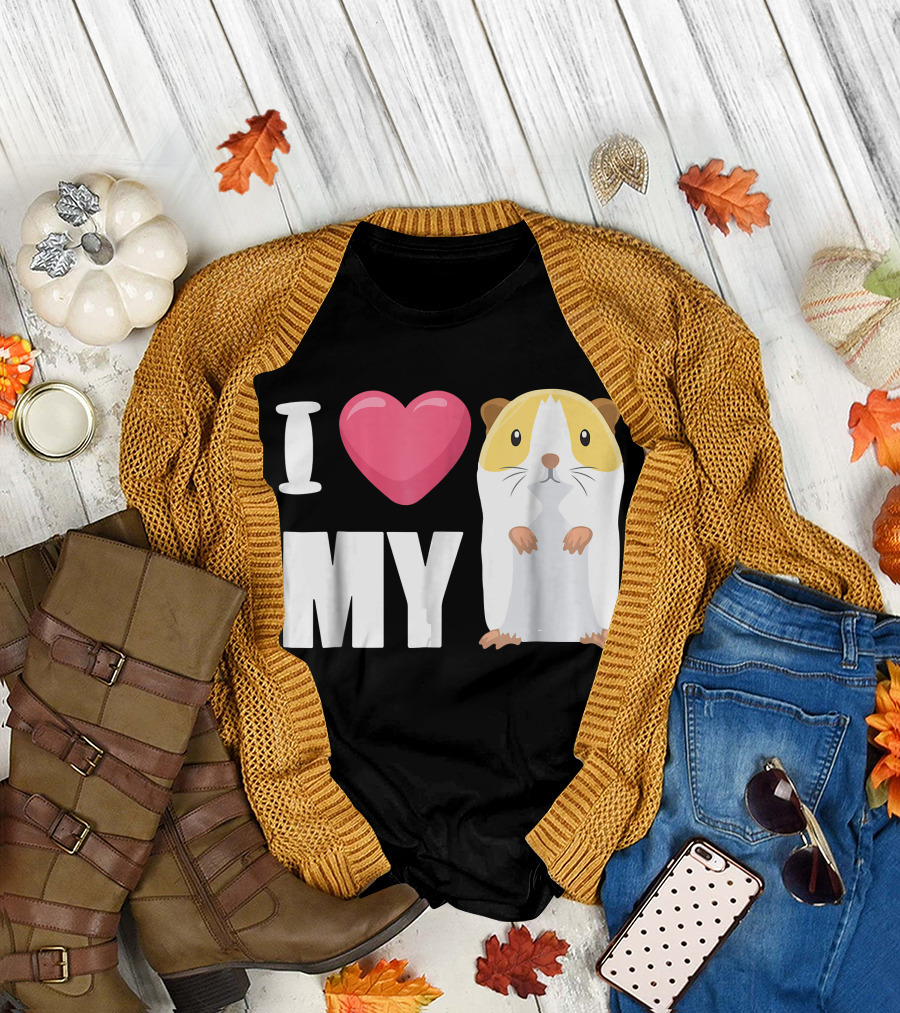I Love My Cute Guinea Pig T-Shirt