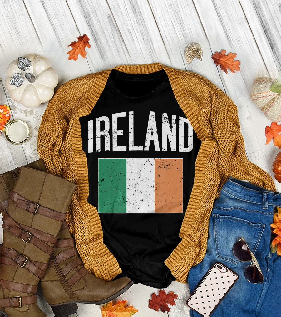 Ireland Flag Irish St Patrick's Day Green T-Shirt