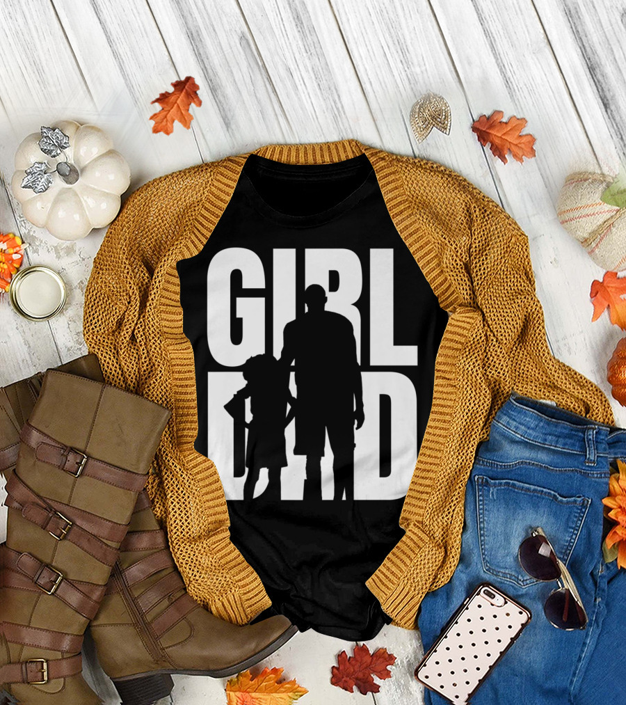 GirlDad Proud Father of Daughters T-Shirt
