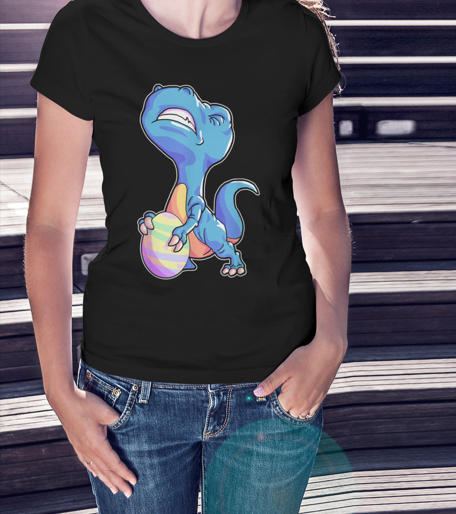 Dinosaur Egg Easter Rex Hates Hunting T-Shirt