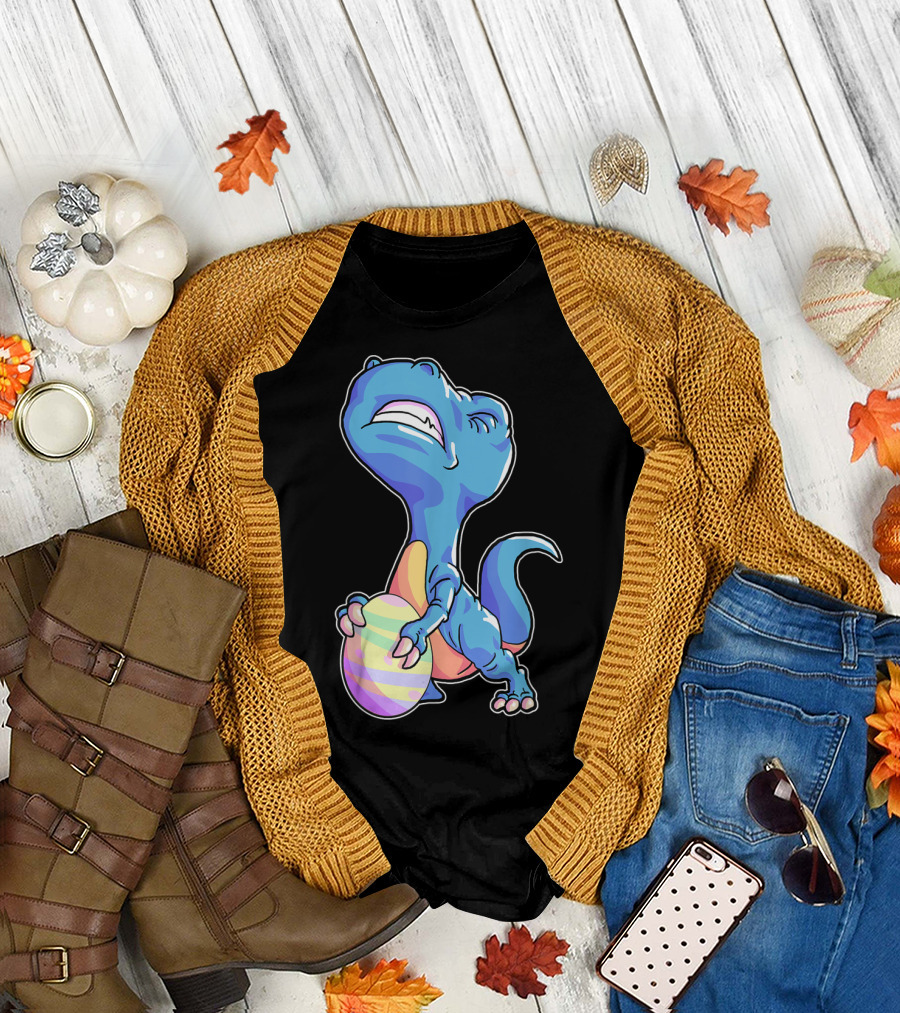 Dinosaur Egg Easter Rex Hates Hunting T-Shirt