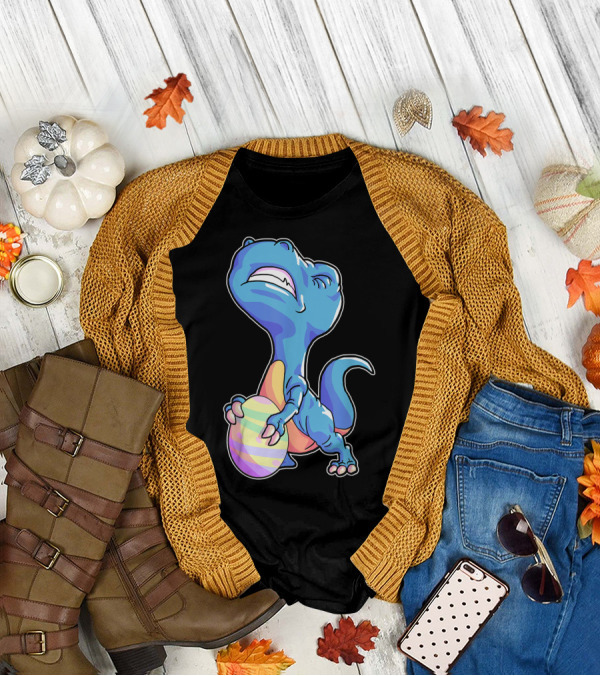 Dinosaur Egg Easter Rex Hates Hunting T-Shirt