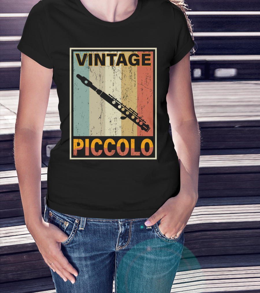 Vintage Piccolo Retro Stripes T-Shirt