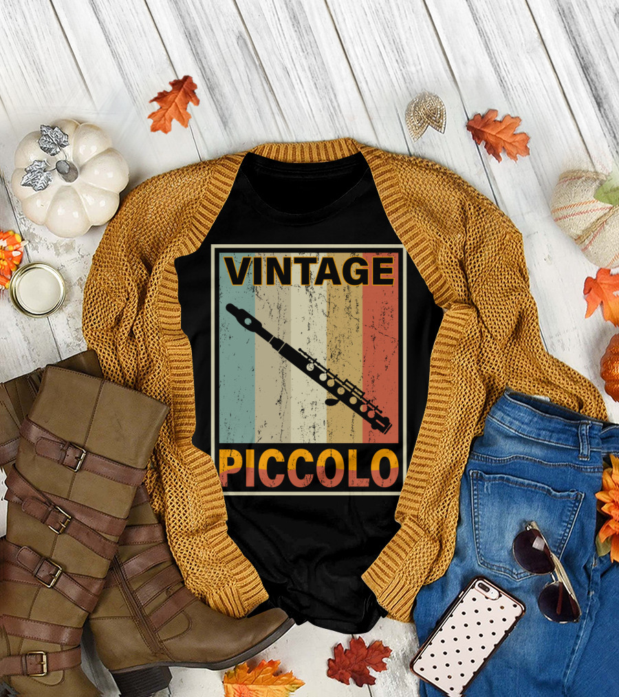 Vintage Piccolo Retro Stripes T-Shirt