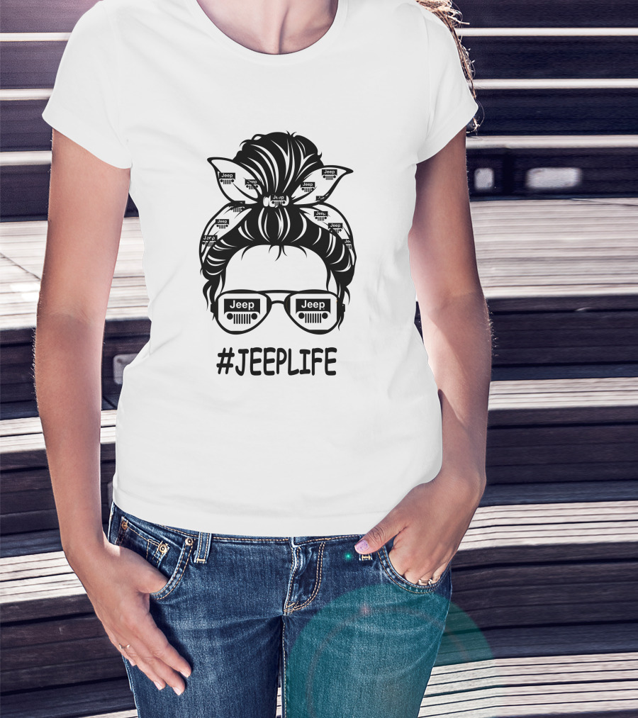 JEEPLIFE Jeep Bandana Sunglasses T-Shirt