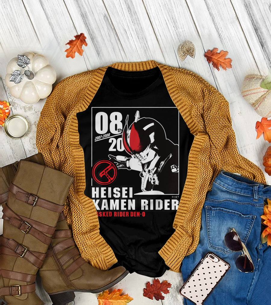 08th 2007-2008 Heisei Kamen Rider Masked Rider Den-O T-Shirt