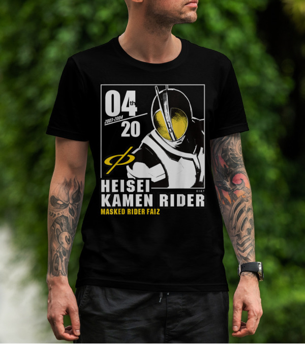 04 2003-2004 Heisei Kamen Rider Masked Rider Faiz T-Shirt
