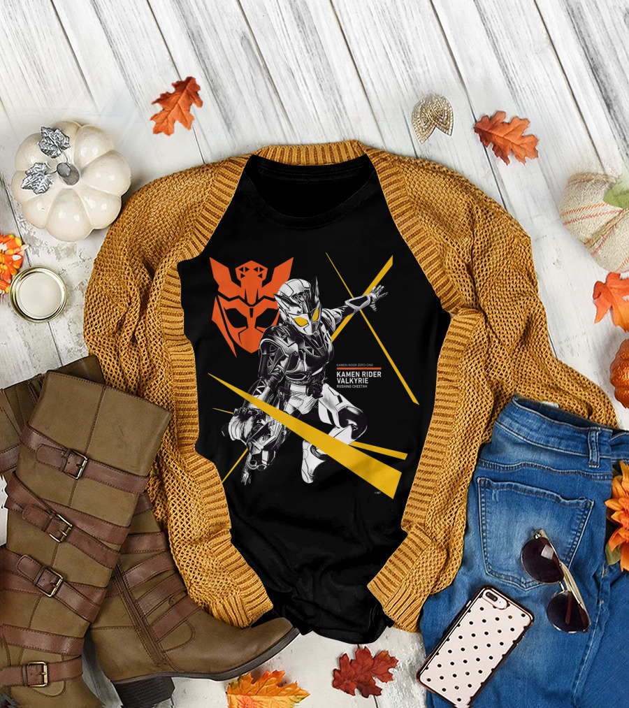 Kamen Rider Valkyrie Rushing Cheetah Zero-One Crossover T-Shirt