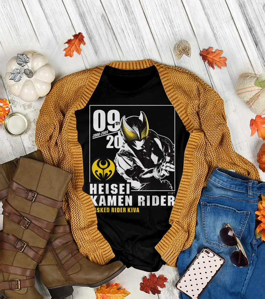 09th Heisei Kamen Rider 2008-2009 Masked Rider Kiva Anniversary T-Shirt
