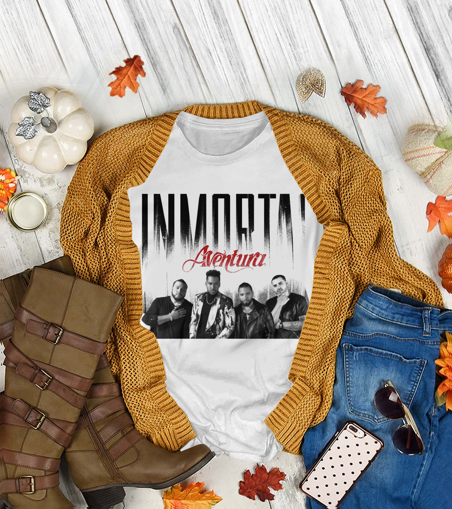 Aventura Inmortal Band First US Tour T-Shirt