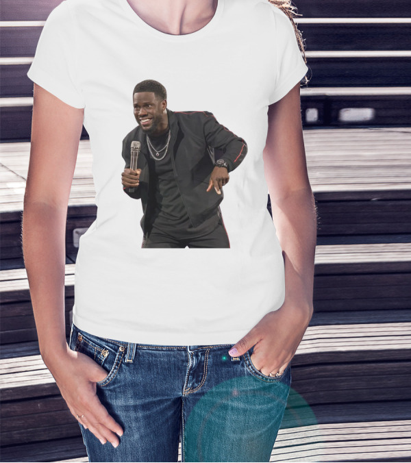 Kevin Hart Stand-Up Comedy Performance With Microphone T-Shirt