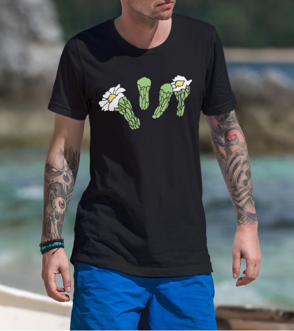 Algernon Cadwallader A. Cadwallader Saguaro Cactus Flowers T-Shirt