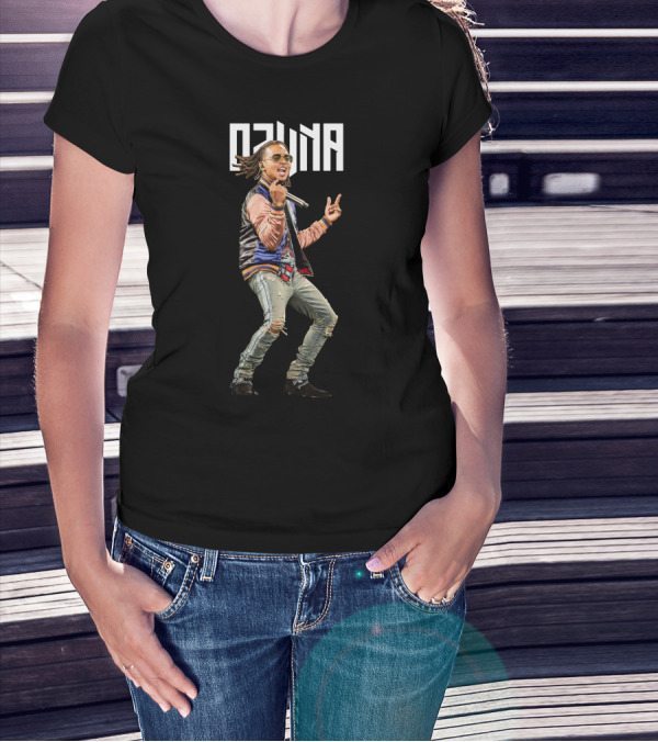 OZN Ozuna Music Icon Mic Performance T-Shirt