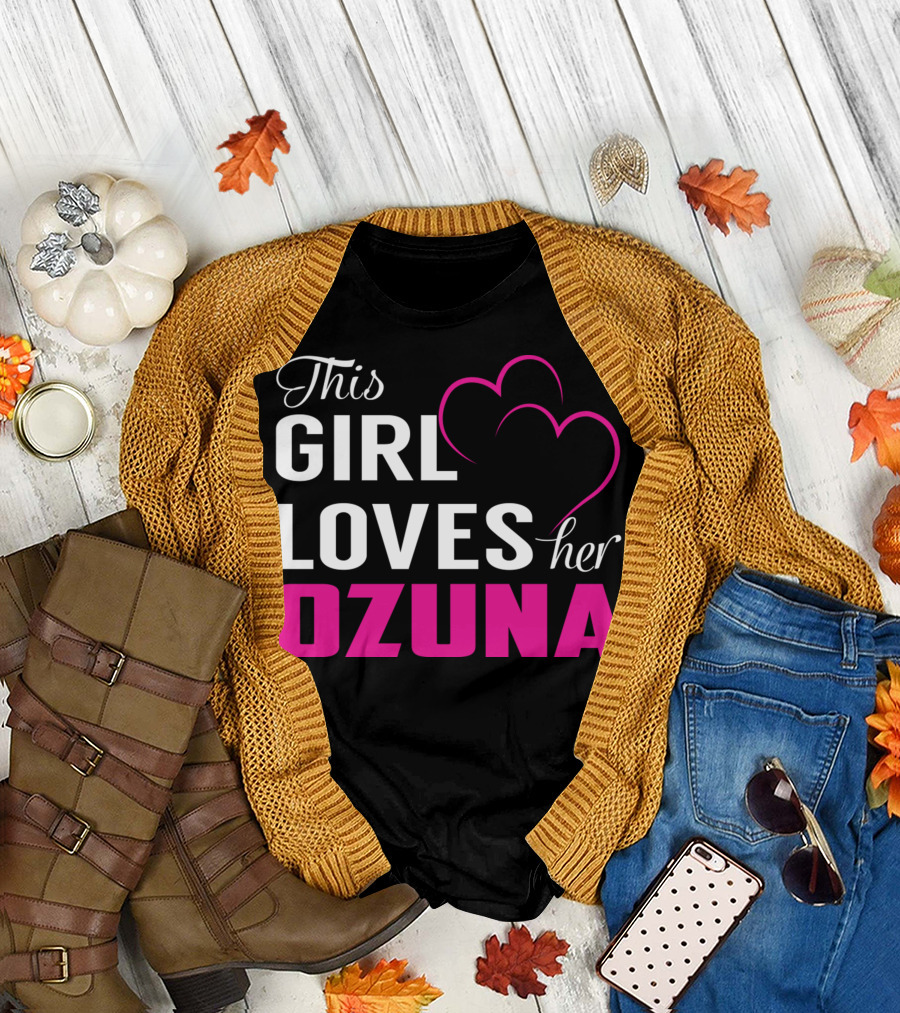 This Girl Loves Her OZUNA Heart T-Shirt