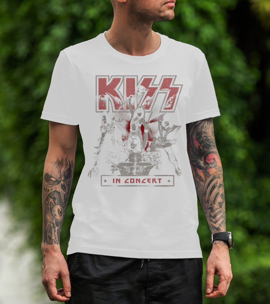 KISS Live Band Performance In Concert T-Shirt