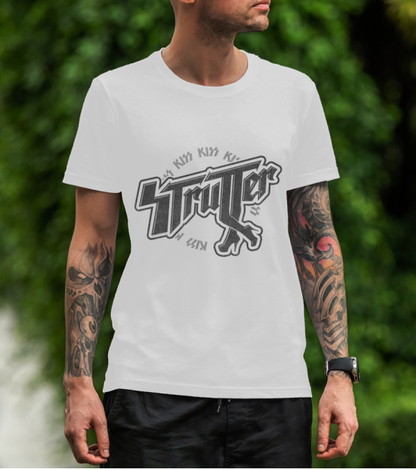 KISS Strutter Leg Logo Fan Merchandise T-Shirt