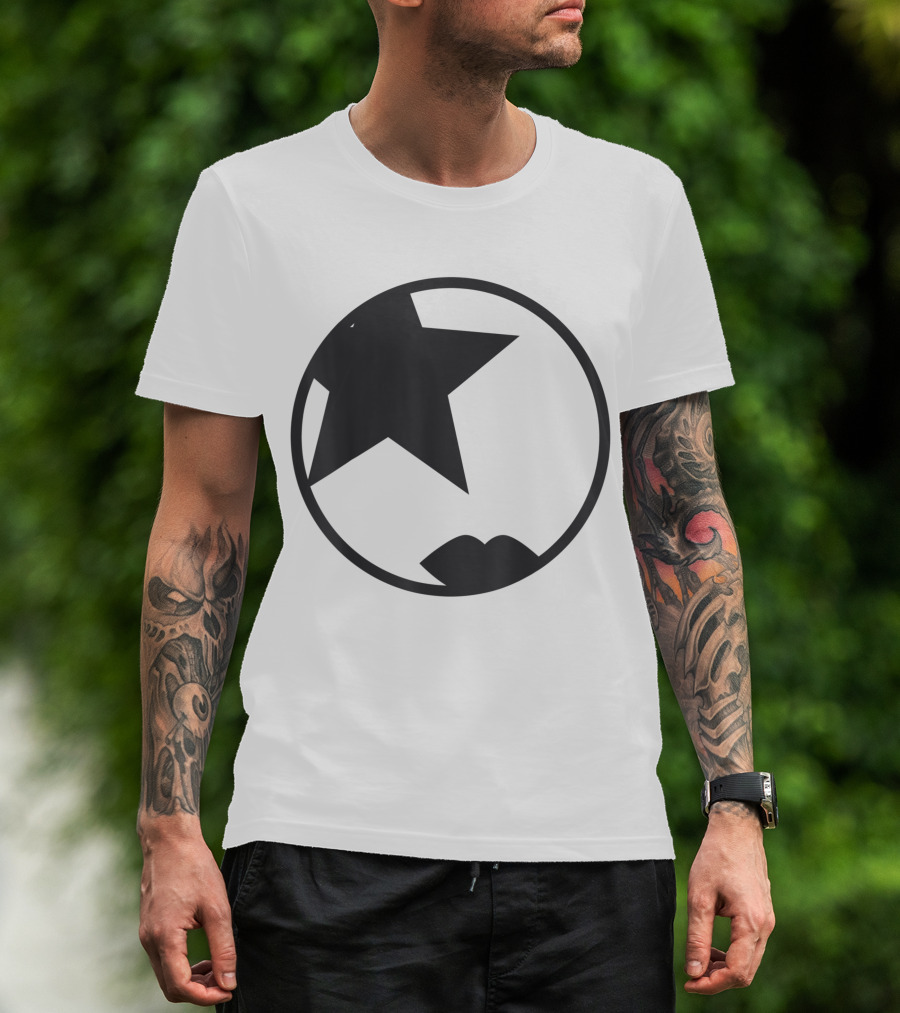 KISS Starchild Star Lips Circle T-Shirt