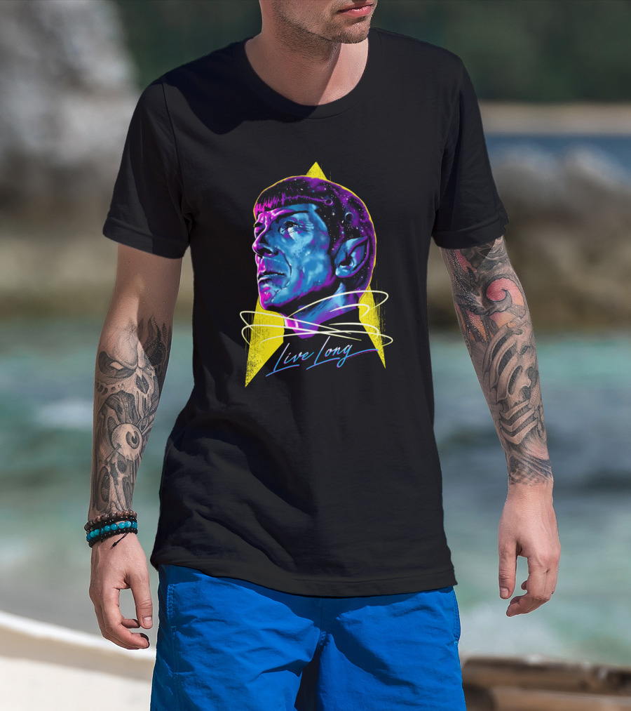 Live Long Star Trek Spock T-Shirt