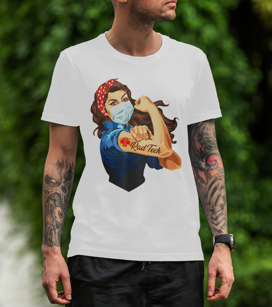 Empowered Rad Tech Strong Rosie Image T-Shirt